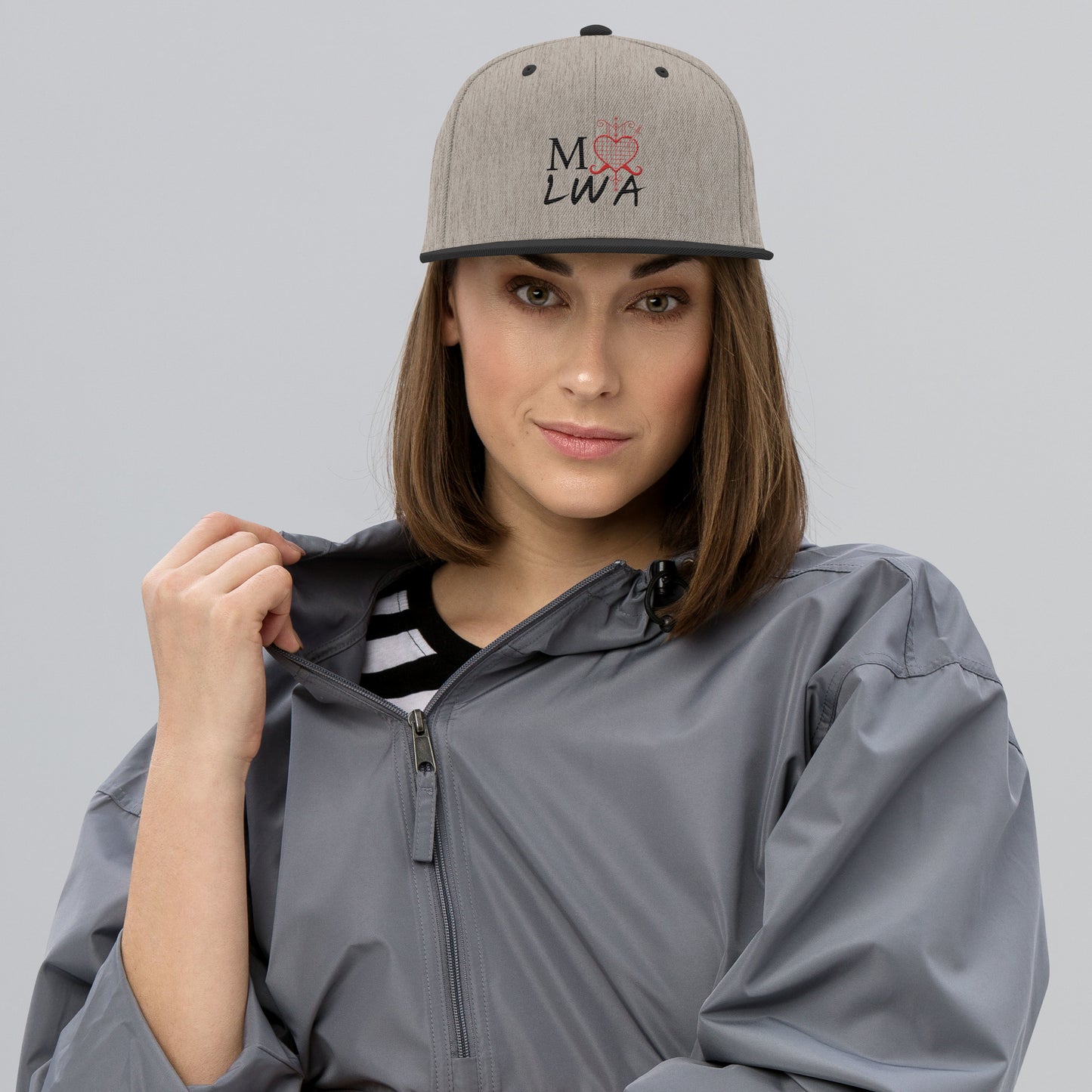 I love Lwa Snapback Hat
