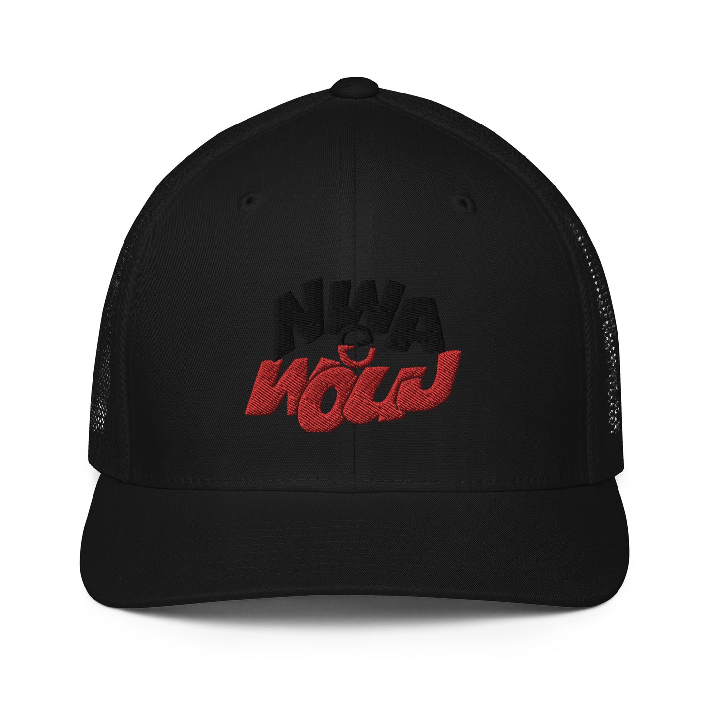 the flag Closed-back trucker cap