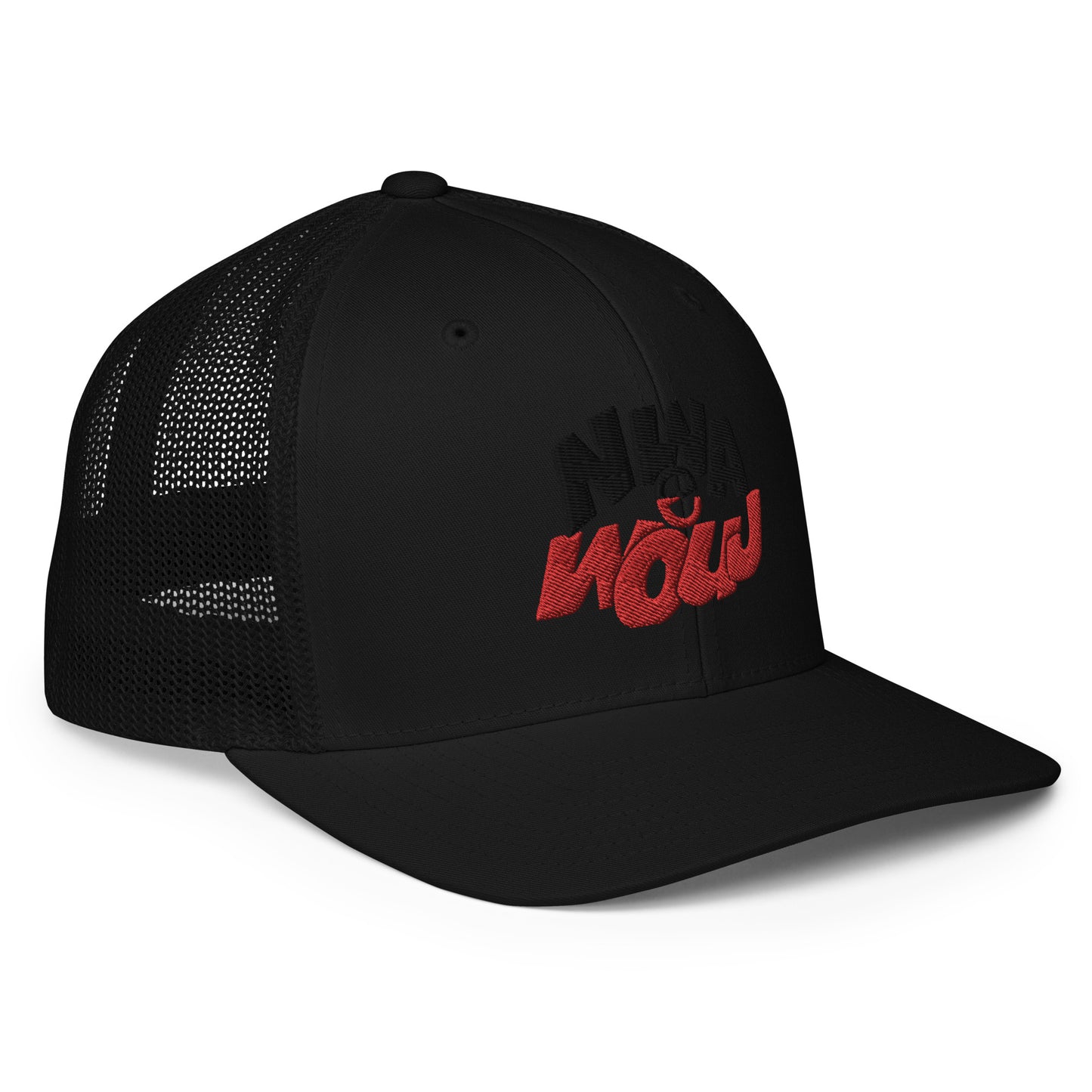 the flag Closed-back trucker cap