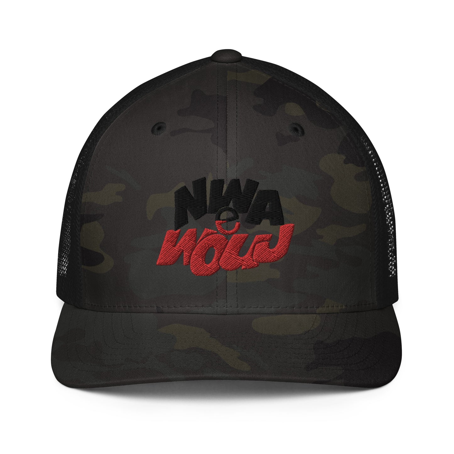 the flag Closed-back trucker cap