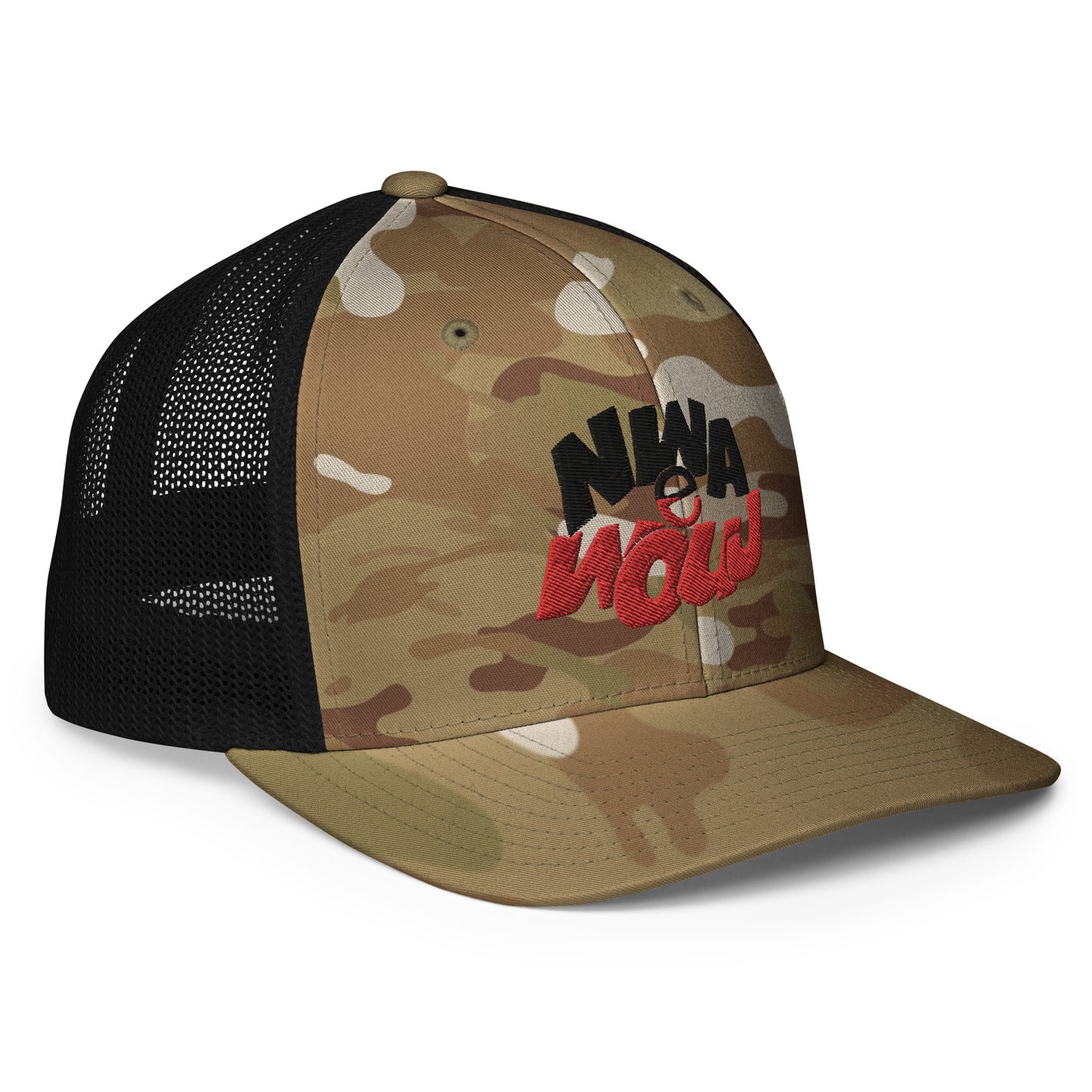 the flag Closed-back trucker cap